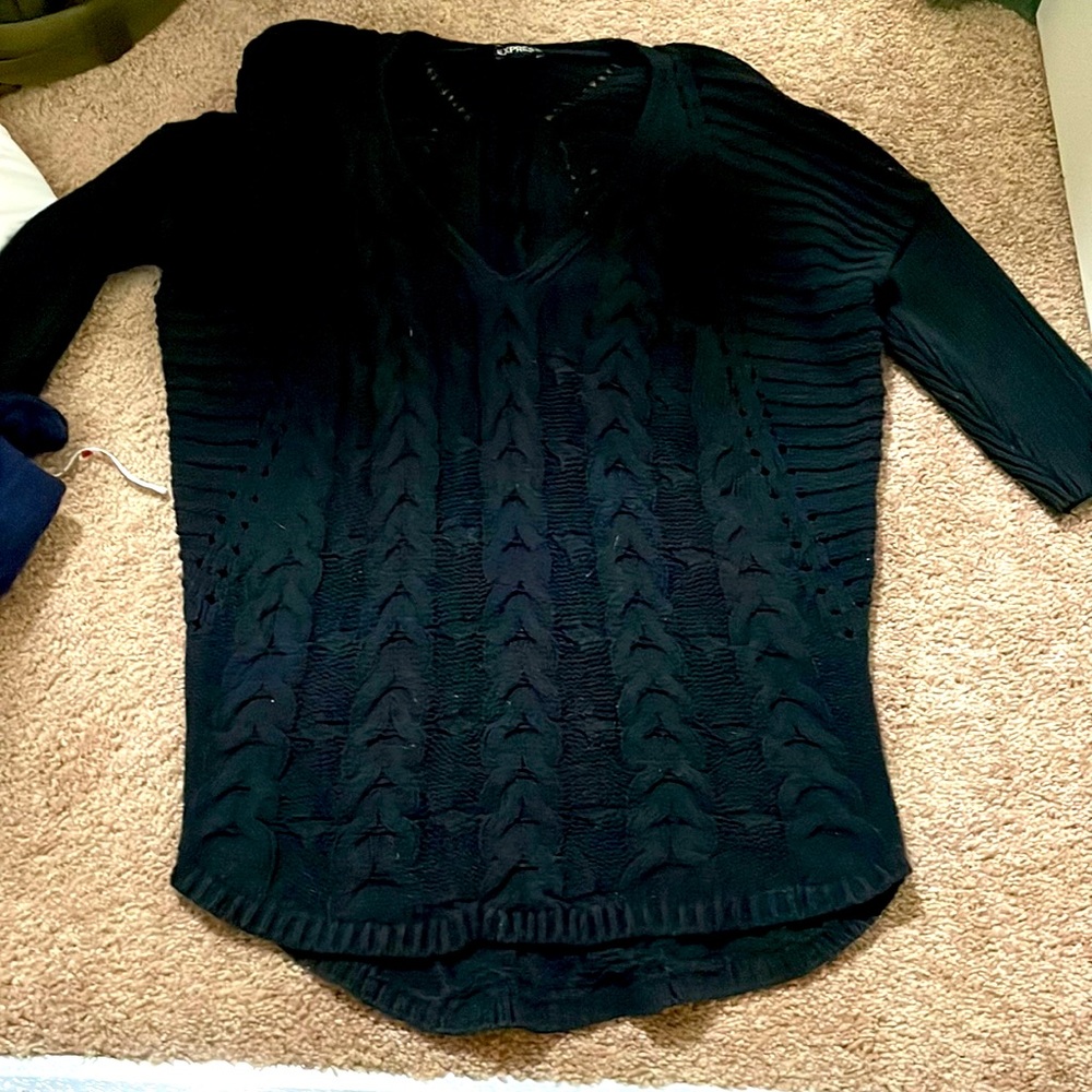 Express quarter length sweater